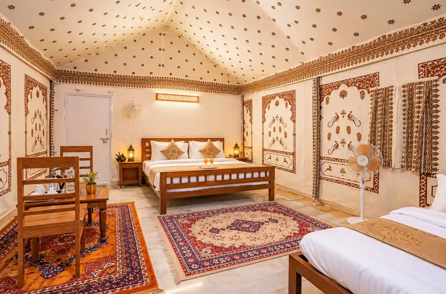 Royal Swiss Luxury Tent interior view